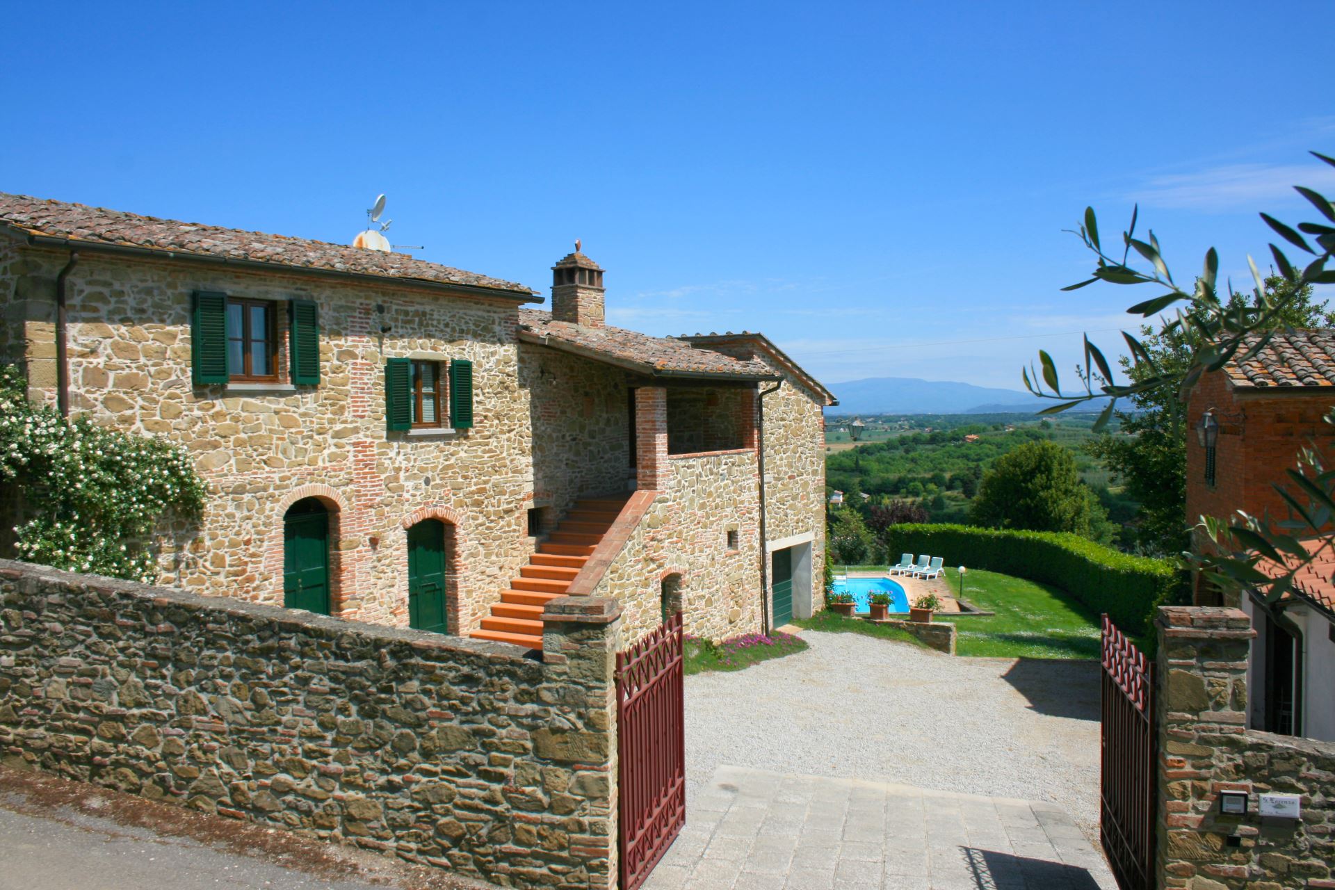 VILLAS WITH POOL SAN LORENZO MONTE SAN SAVINO TOSCANA