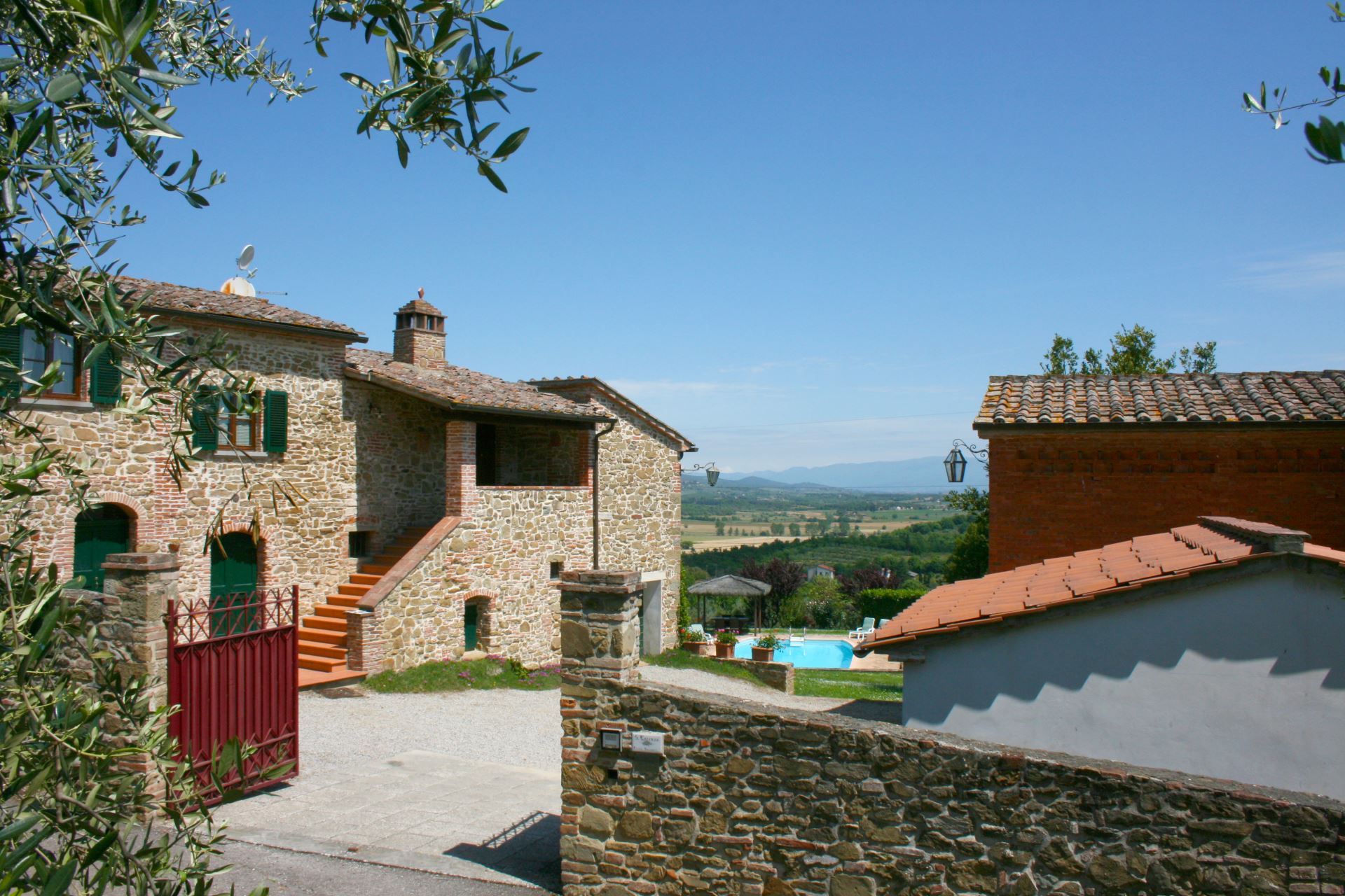 VILLAS WITH POOL SAN LORENZO MONTE SAN SAVINO TOSCANA