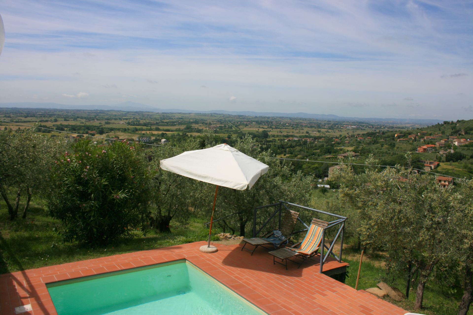 VILLE CON PISCINA SAN EUSEBIO CORTONA TOSCANA