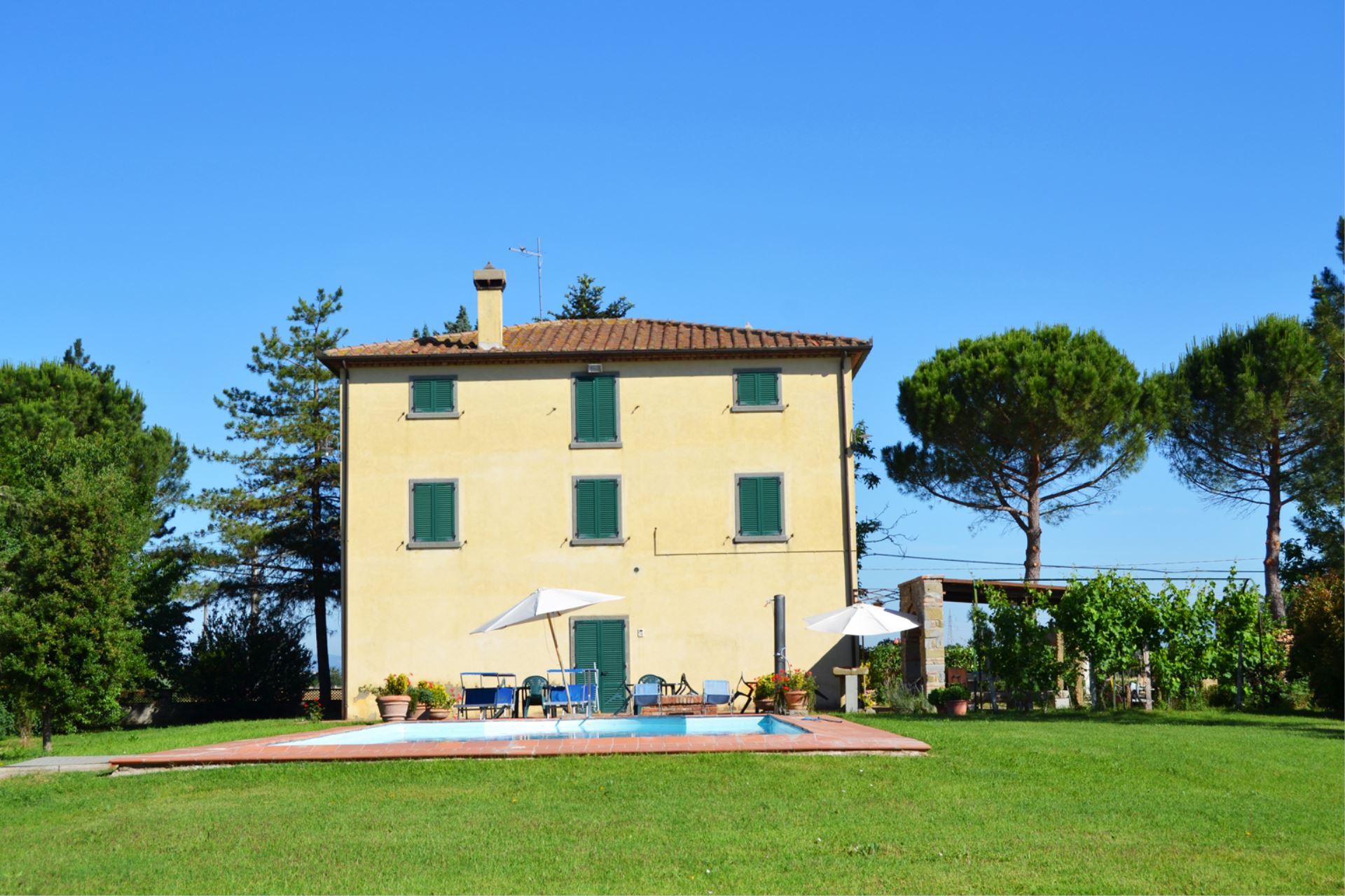 VILLAS WITH POOL VILLA CANTAGALLO CORTONA TOSCANA