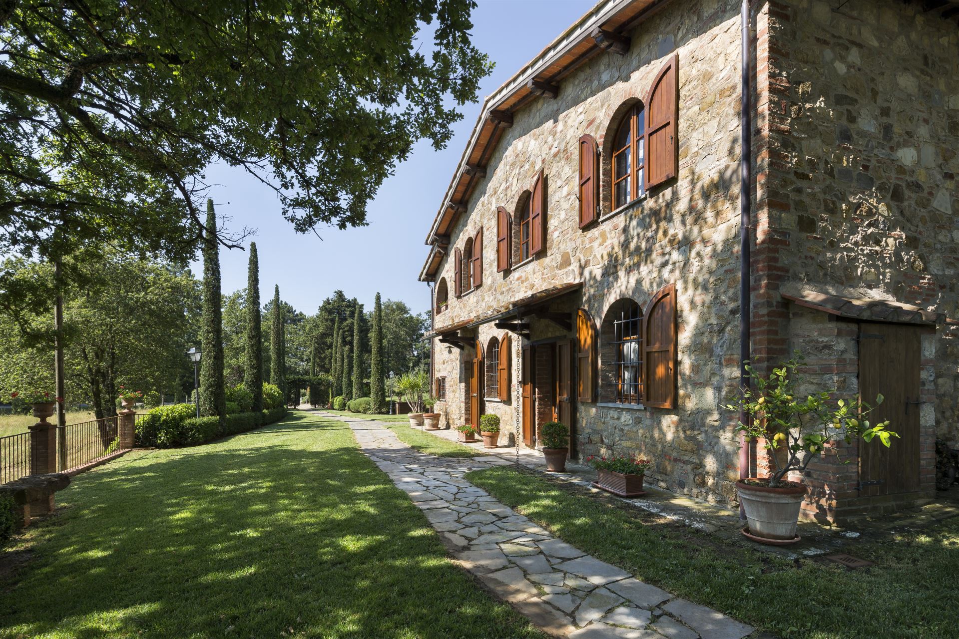 VILLE CON PISCINA VILLA LA SELVA LUCIGNANO TOSCANA