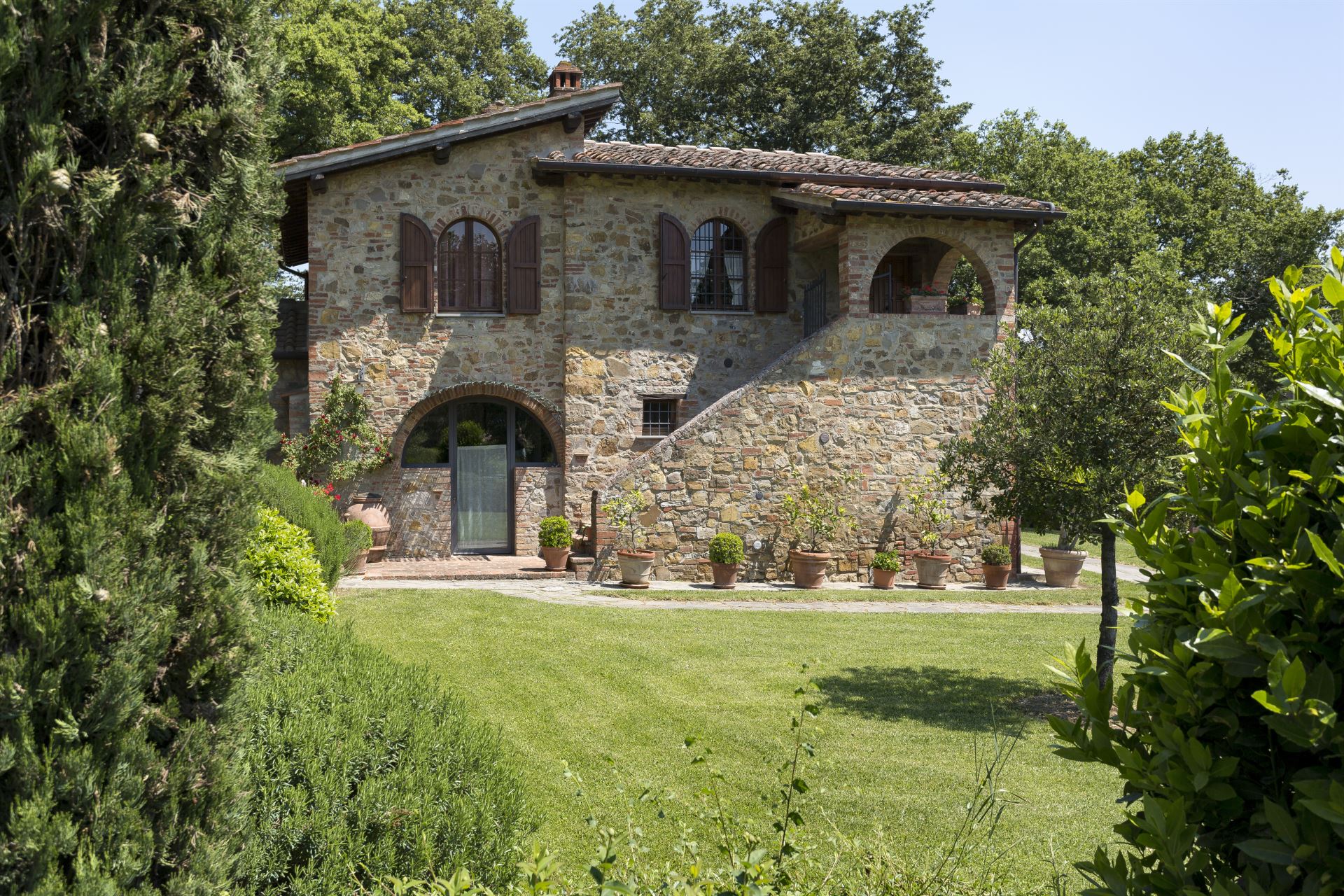 VILLE CON PISCINA VILLA LA SELVA LUCIGNANO TOSCANA