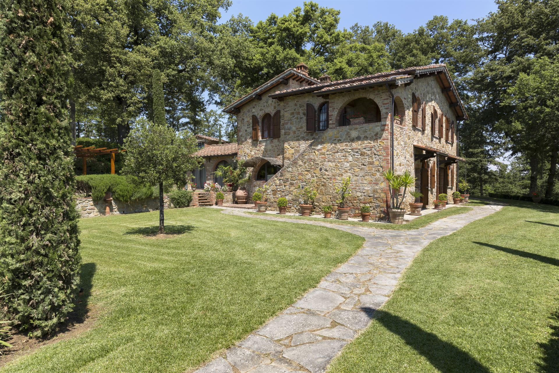 VILLE CON PISCINA VILLA LA SELVA LUCIGNANO TOSCANA