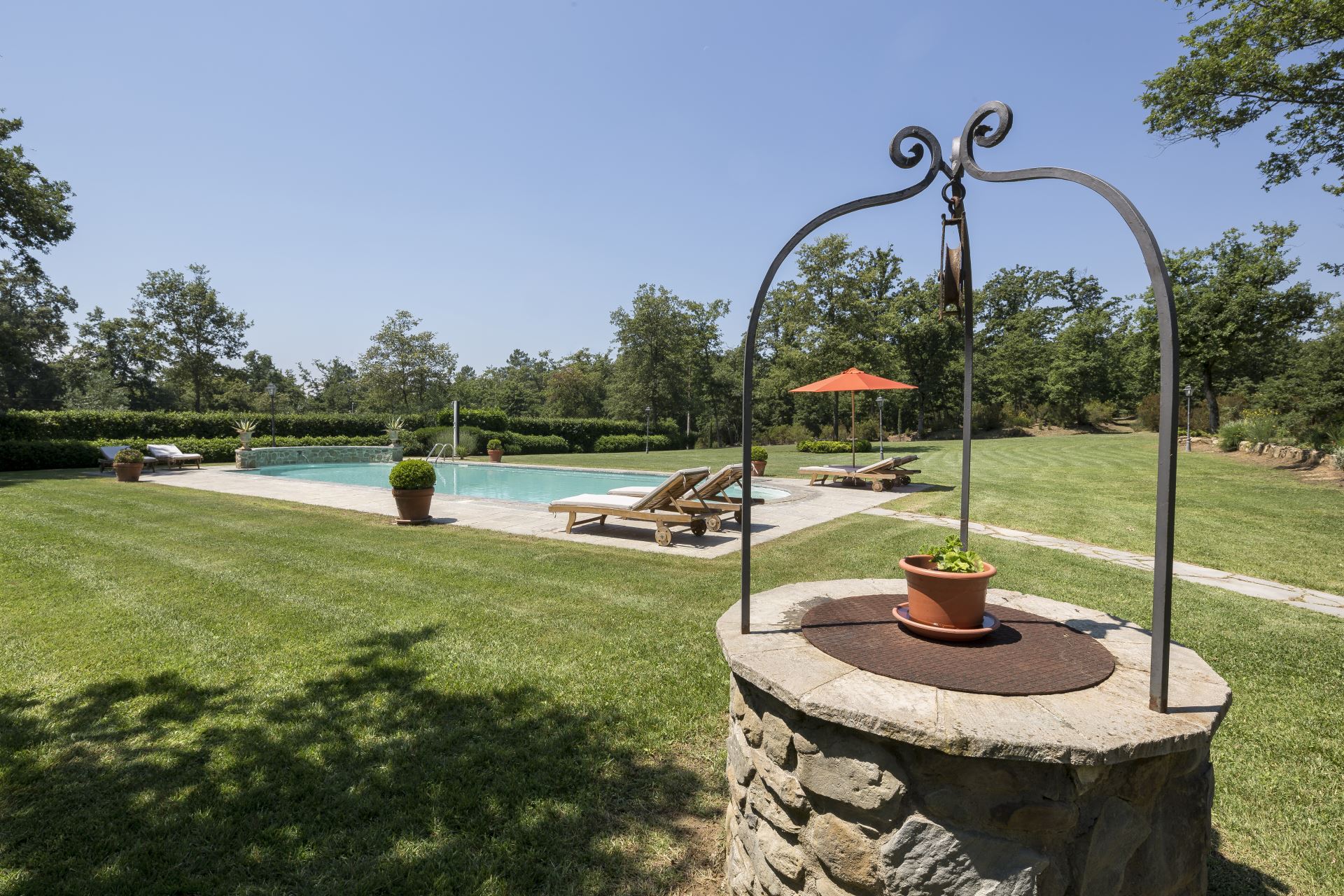 VILLE CON PISCINA VILLA LA SELVA LUCIGNANO TOSCANA