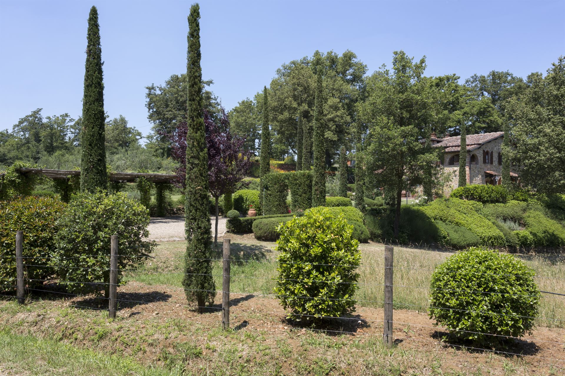 VILLE CON PISCINA VILLA LA SELVA LUCIGNANO TOSCANA