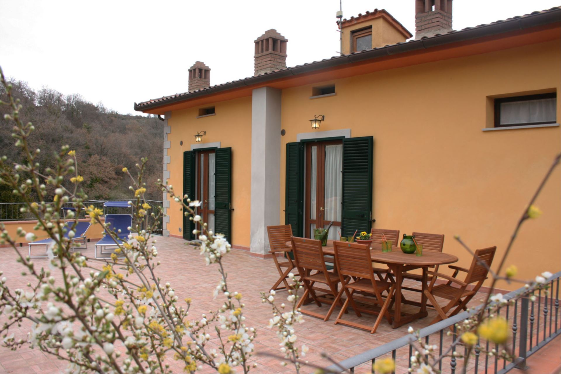 VILLEN MIT POOL CASA CALDESI AREZZO TOSCANA