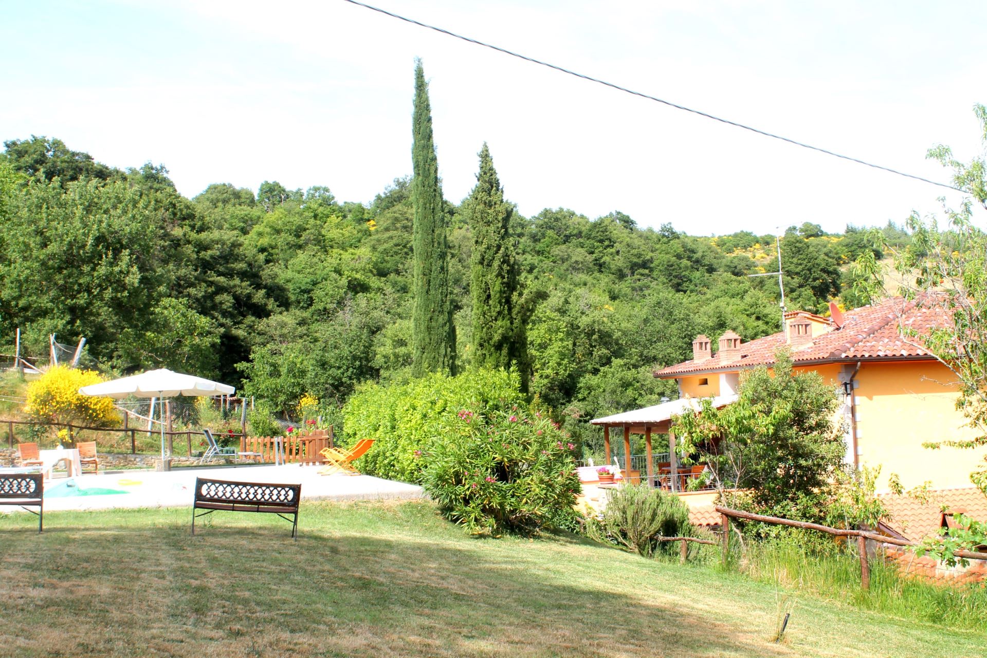 VILLEN MIT POOL CASA CALDESI AREZZO TOSCANA