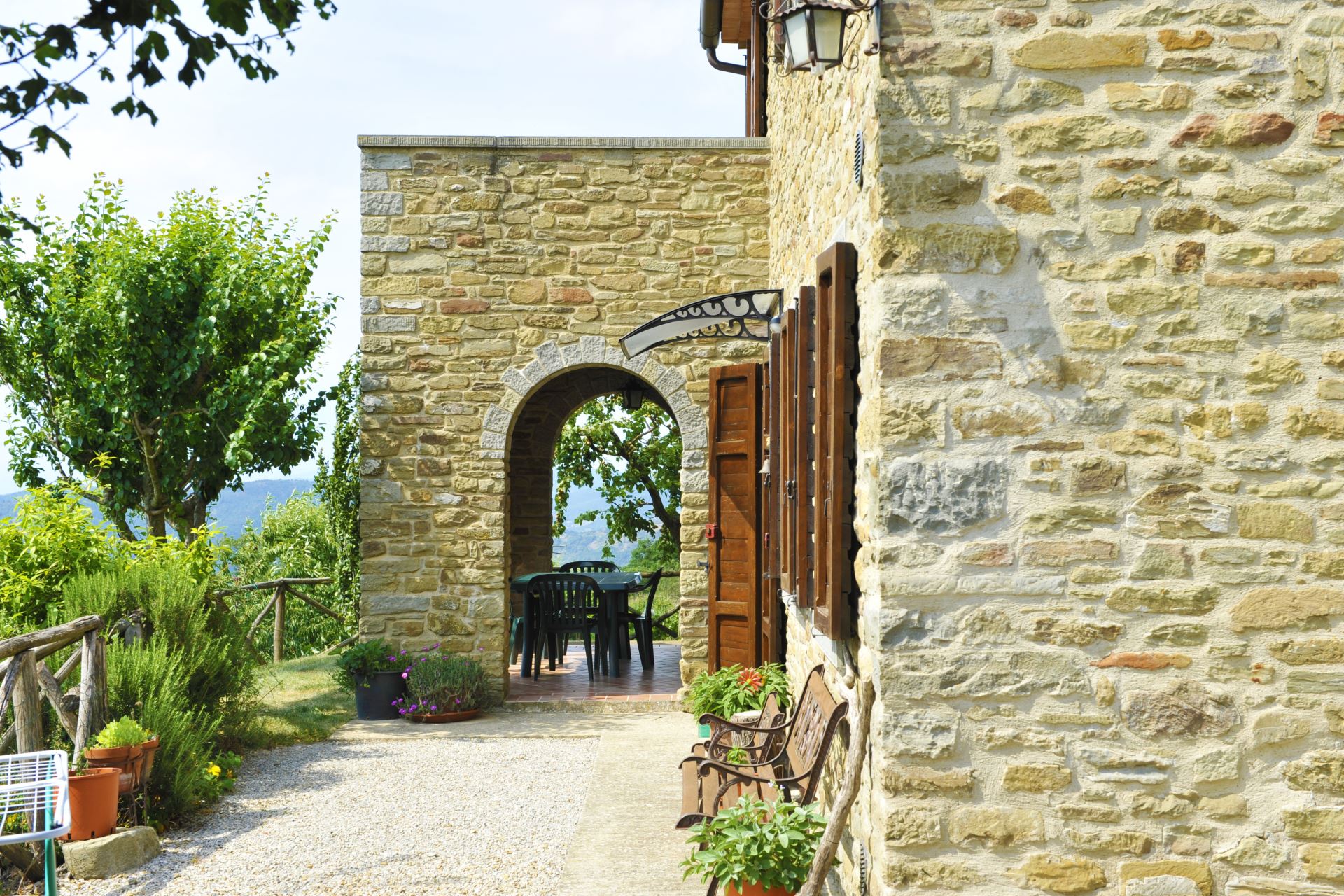 VILLEN MIT POOL CASETTA I CILIEGI CORTONA TOSCANA