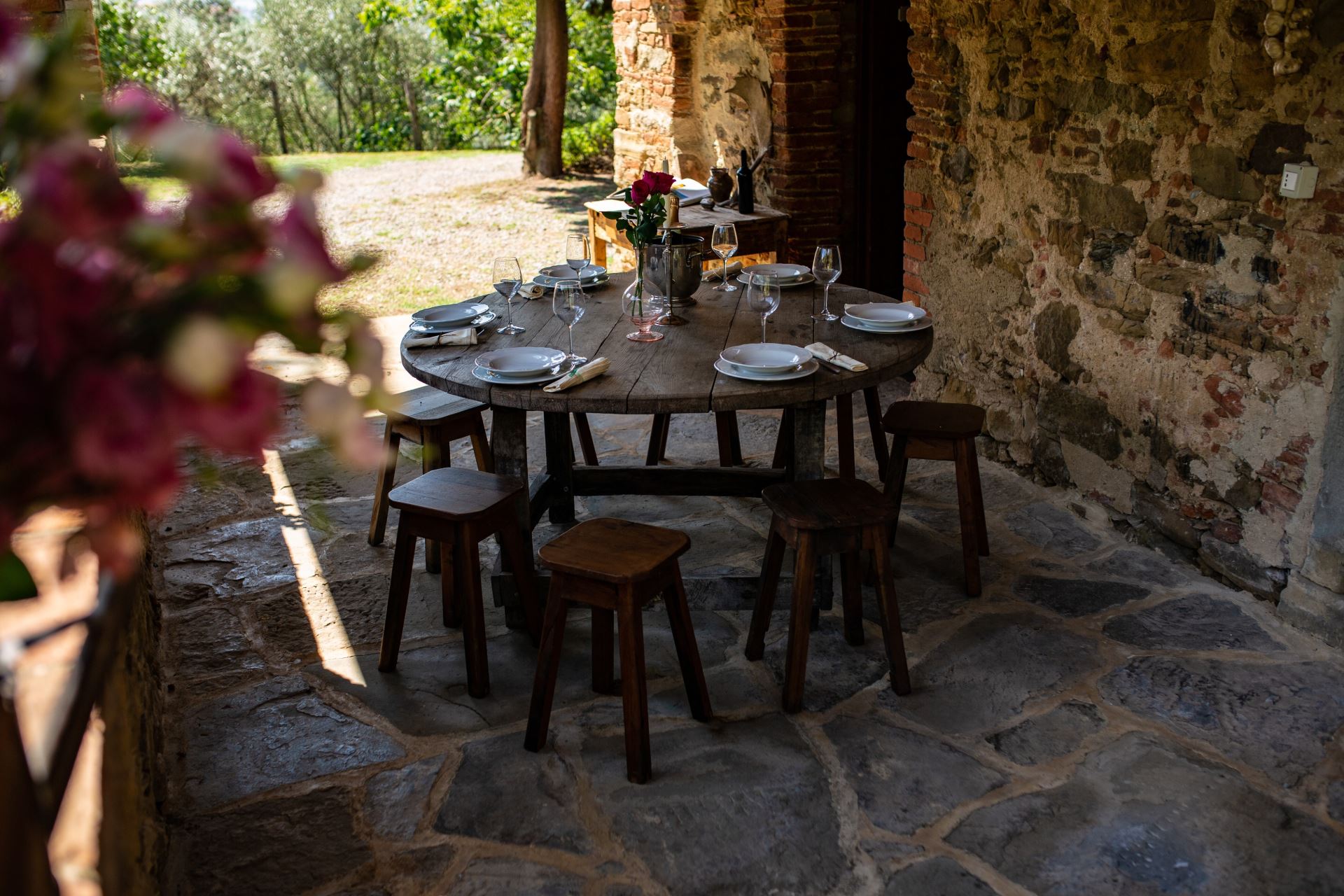 VILLEN MIT POOL CASALE IL TRECENTO CASTIGLION FIORENTINO TOSCANA