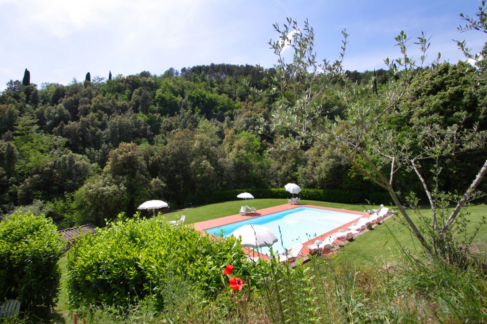 APPARTEMENTS AVEC PISCINE LA CASCATA LORO CIUFFENNA TOSCANA