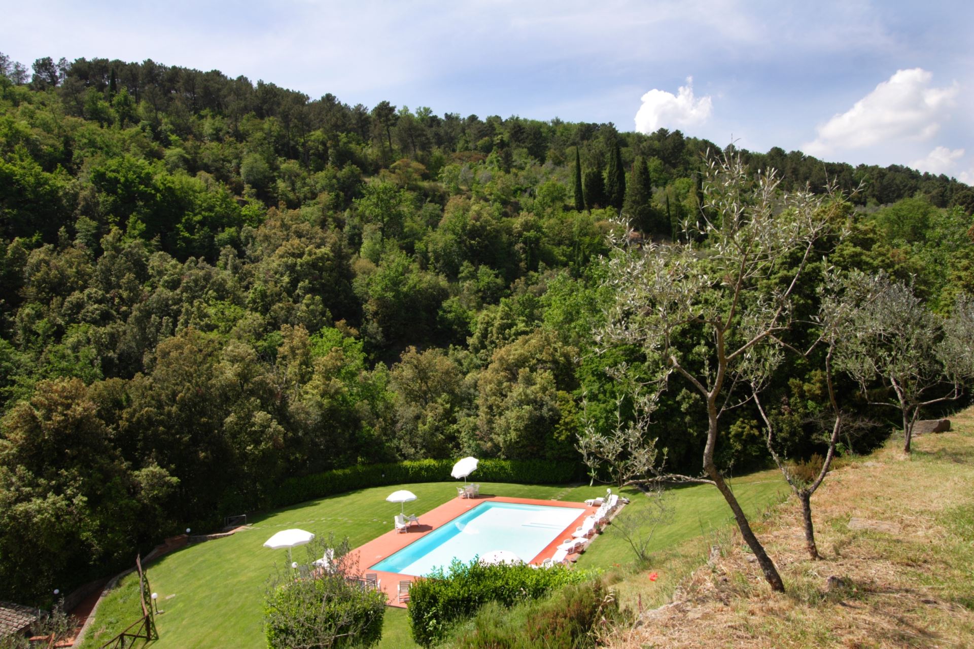 APPARTEMENTS AVEC PISCINE LA CASCATA LORO CIUFFENNA TOSCANA