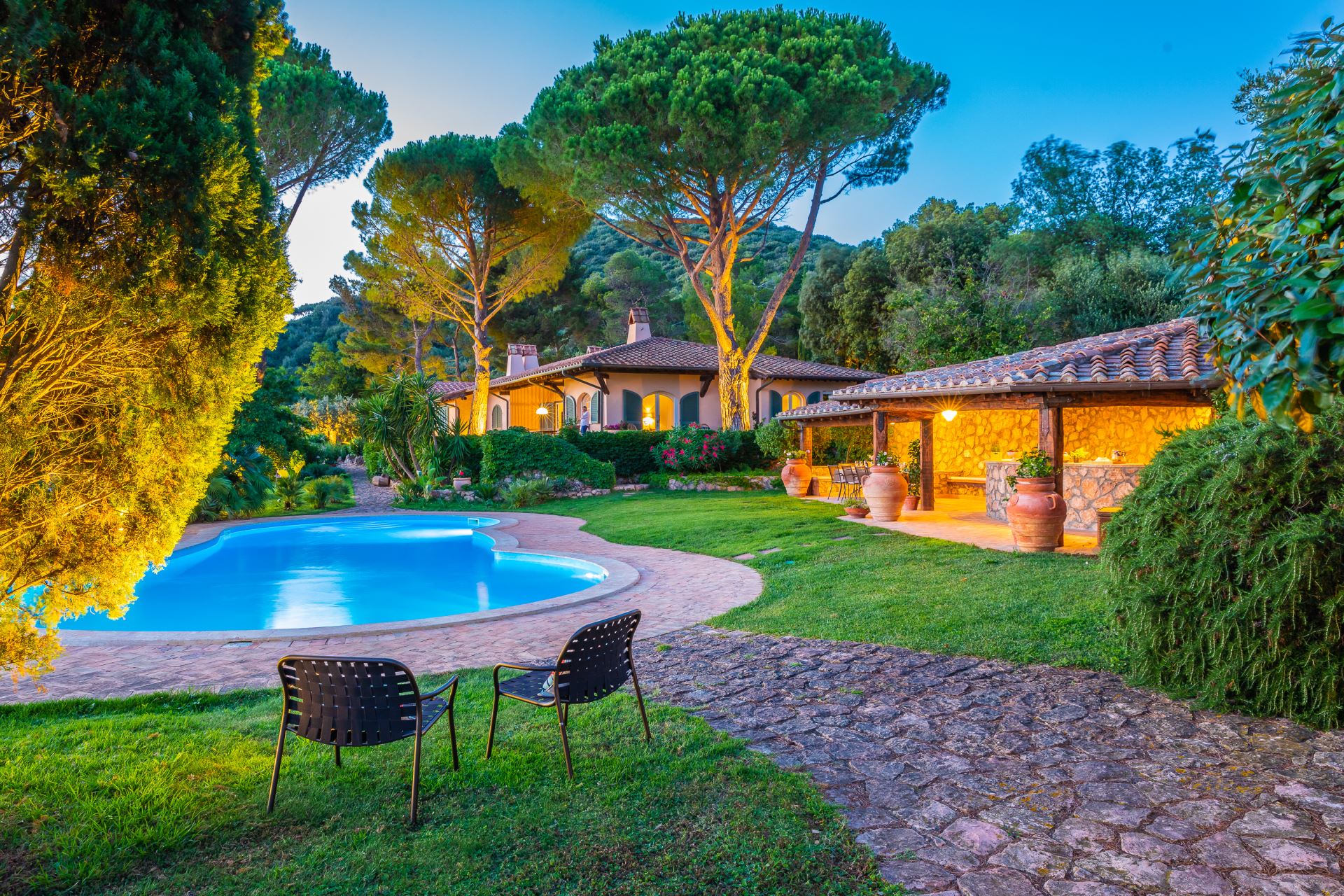 Bellissima villa sul mare con piscina privata. Argentario, Toscana. Bellissima villa sul mare con piscina privata. Argentario, Toscana.