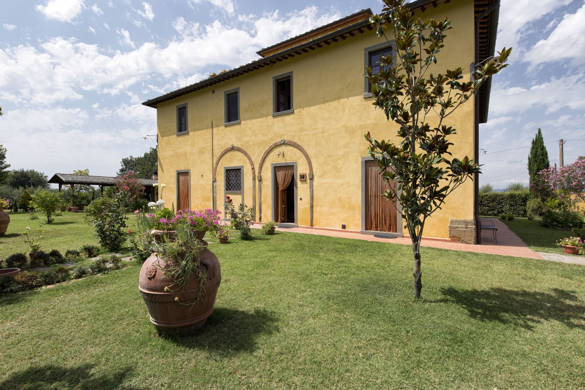 VILLE CON PISCINA VILLA LA COLOMBAIA CORTONA TOSCANA