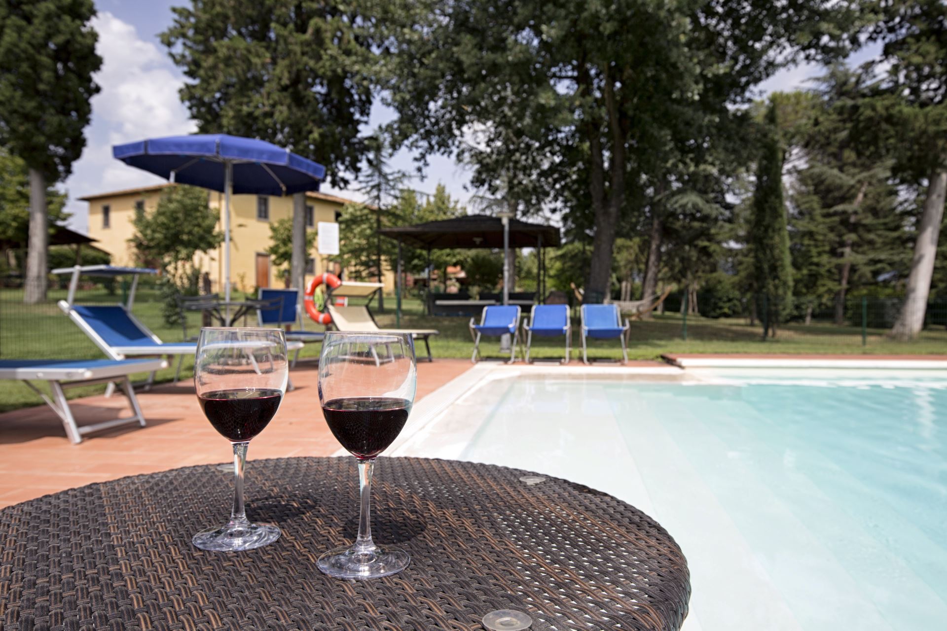 VILLE CON PISCINA VILLA LA COLOMBAIA CORTONA TOSCANA