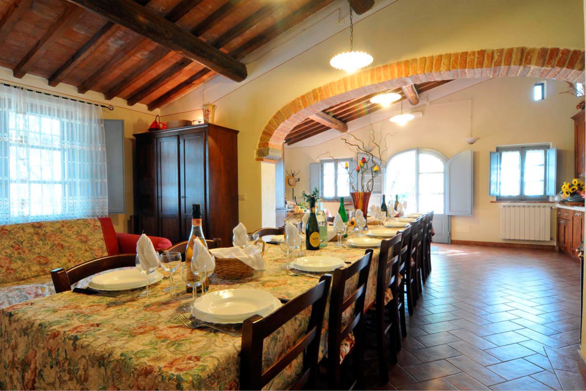 VILLE CON PISCINA VILLA SCANNAGALLO POZZO DELLA CHIANA TOSCANA