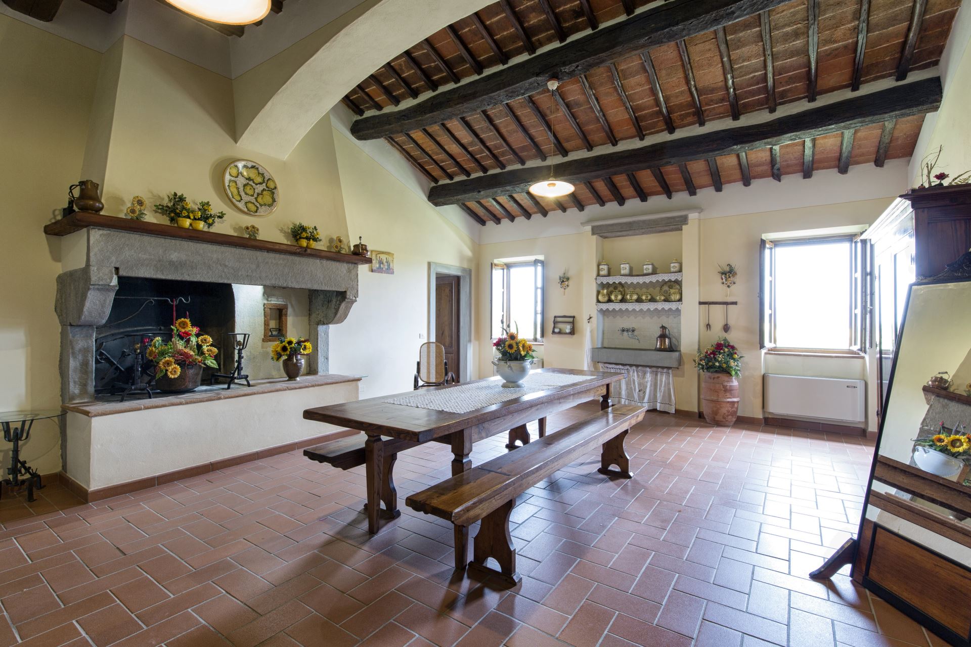 VILLE CON PISCINA VILLA LA COLOMBAIA CORTONA TOSCANA