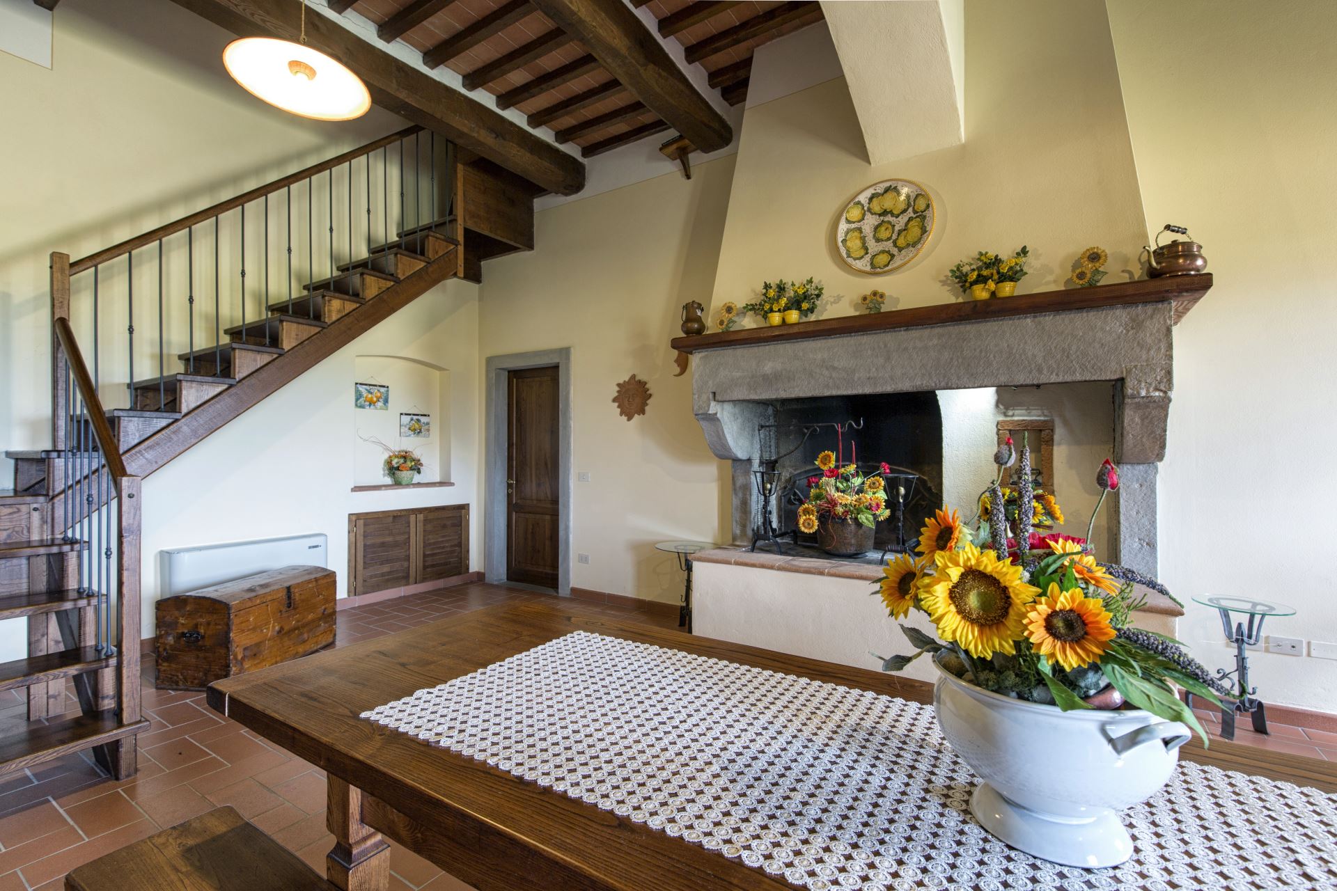 VILLE CON PISCINA VILLA LA COLOMBAIA CORTONA TOSCANA