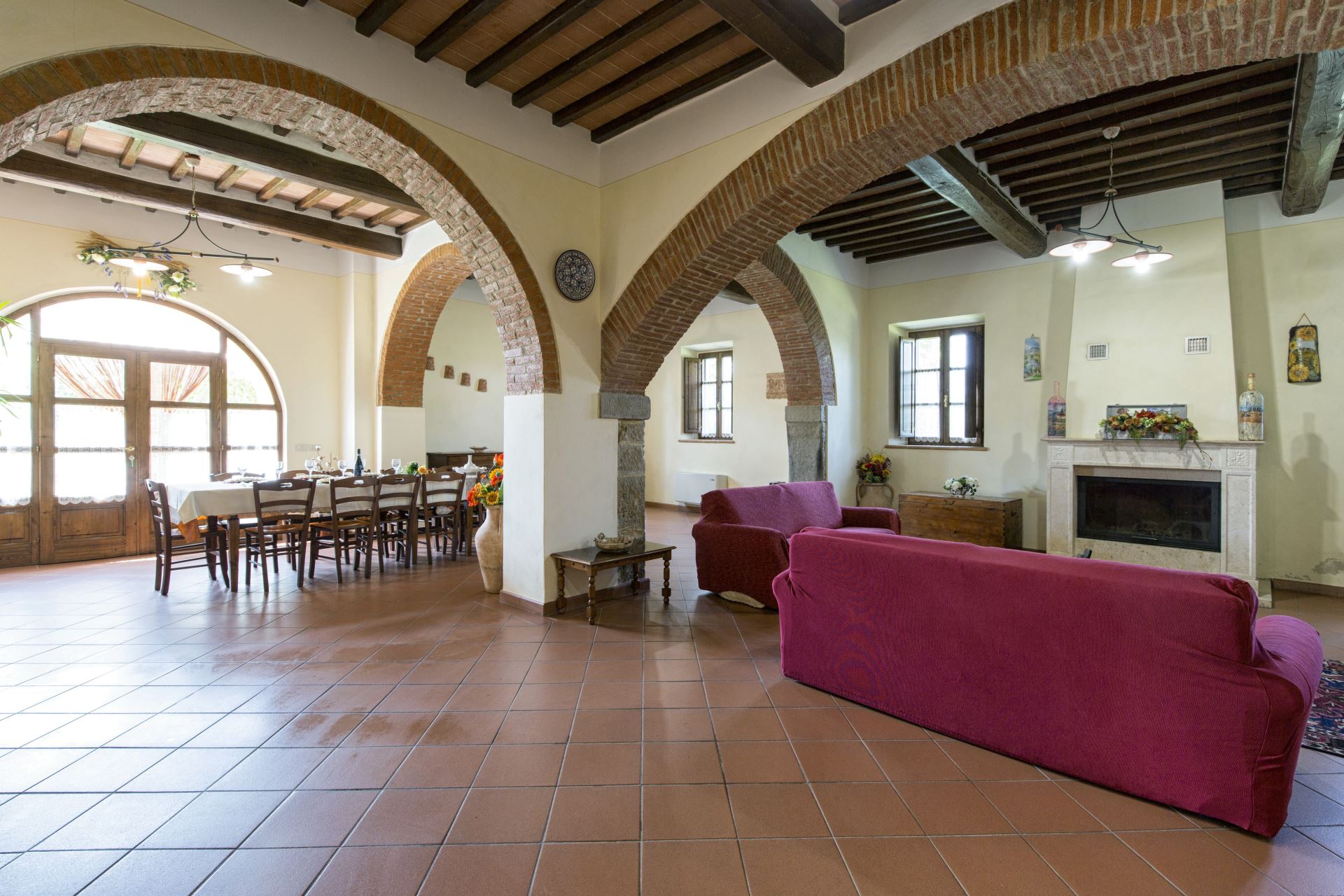 VILLE CON PISCINA VILLA LA COLOMBAIA CORTONA TOSCANA