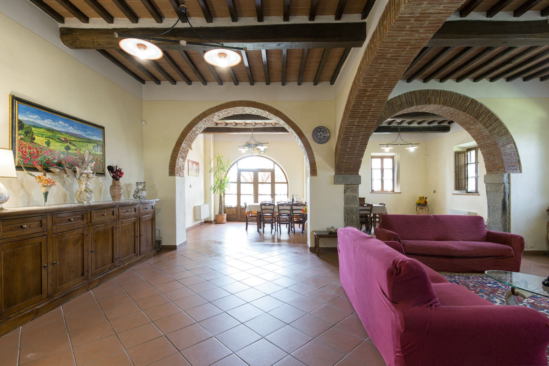 VILLE CON PISCINA VILLA LA COLOMBAIA CORTONA TOSCANA