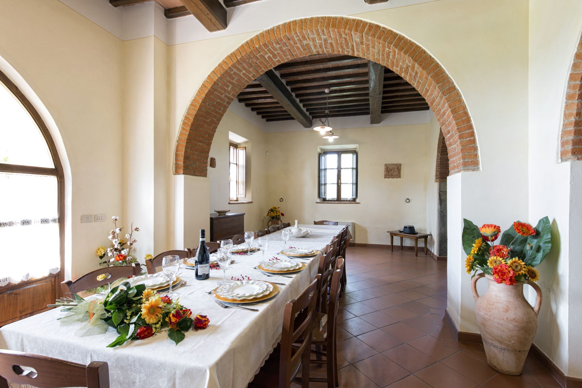 VILLE CON PISCINA VILLA LA COLOMBAIA CORTONA TOSCANA