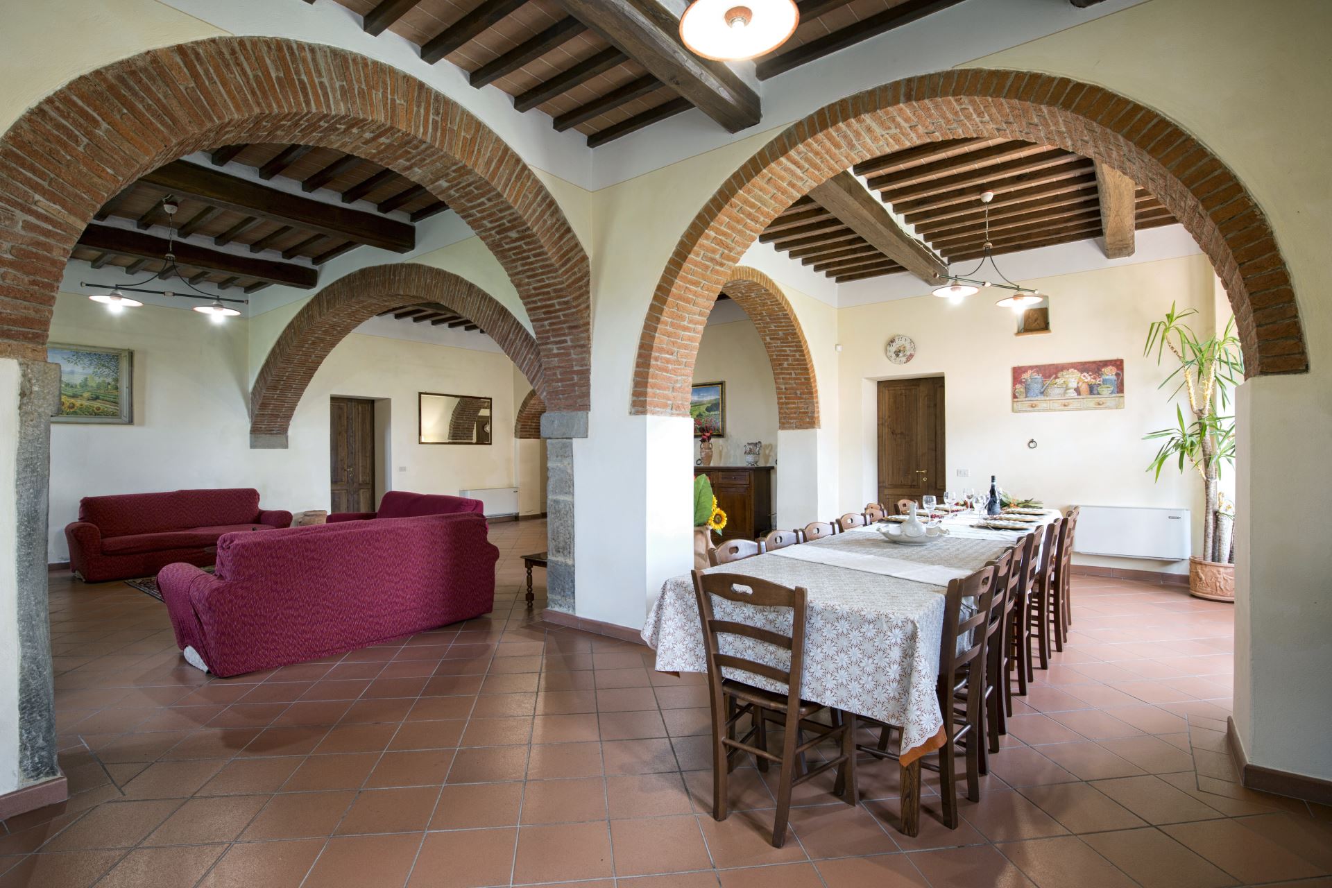 VILLE CON PISCINA VILLA LA COLOMBAIA CORTONA TOSCANA