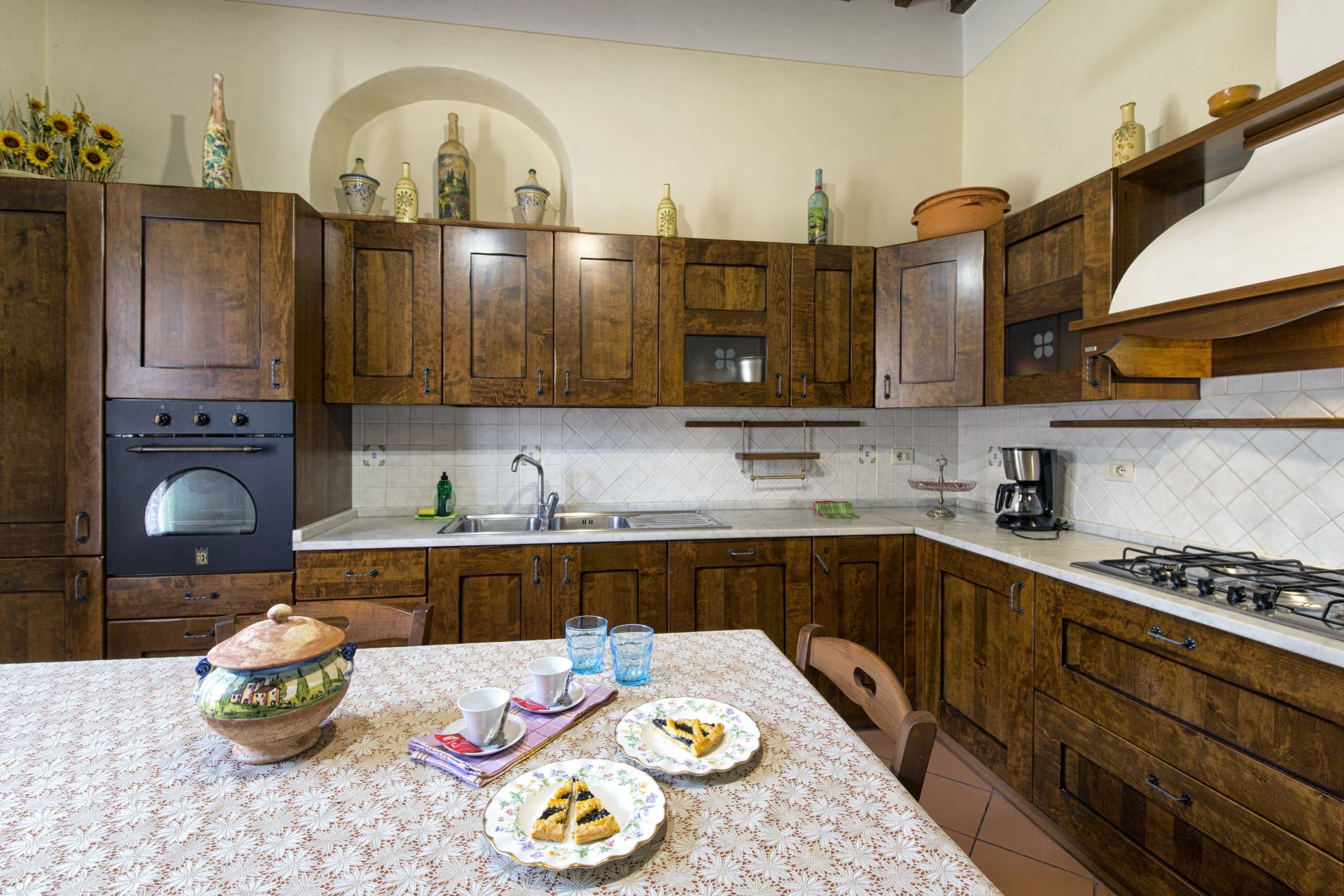 VILLE CON PISCINA VILLA LA COLOMBAIA CORTONA TOSCANA